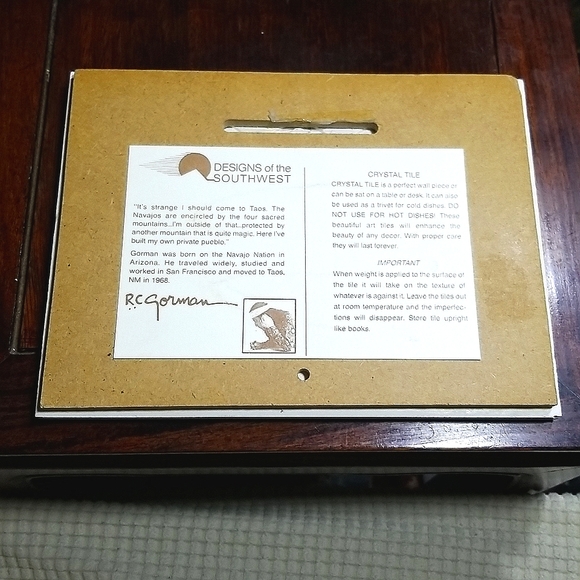 R C Gorman vintage wall tile - Picture 4 of 8